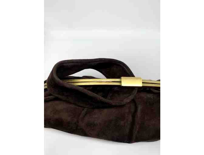 Marni Suede Evening Clutch