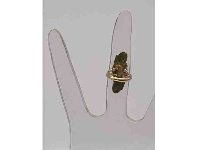 Ornate Sterling Silver Ring with Burgundy Stones