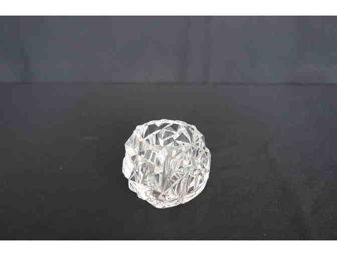 Tiffany & Co. Rock Cut Crystal Votive/Tealight Candle Holder