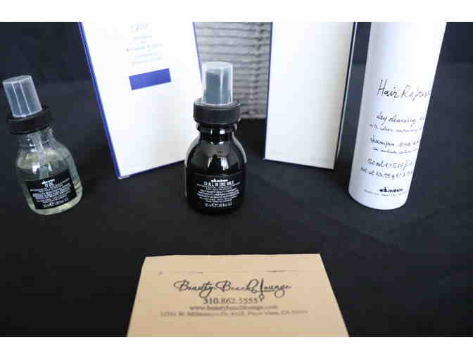 $300 Beauty Beach Lounge Gift Card And Basket of high end Hair Care Necessaties