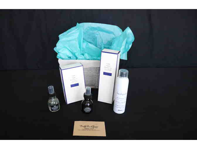 $300 Beauty Beach Lounge Gift Card And Basket of high end Hair Care Necessaties