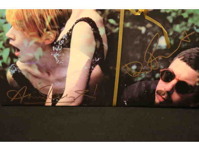 Annie Lennox Records and Wockoder Turntable Player