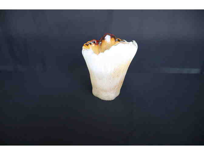 Bubled Glass Artwork Vase