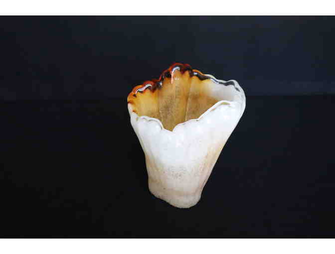 Bubled Glass Artwork Vase