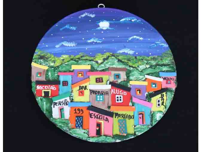 Two Pieces of Art from The Favelas in Brazil by marinez Antonio de Silva, Mery da Rocinha,