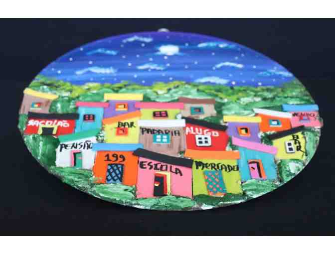 Two Pieces of Art from The Favelas in Brazil by marinez Antonio de Silva, Mery da Rocinha,