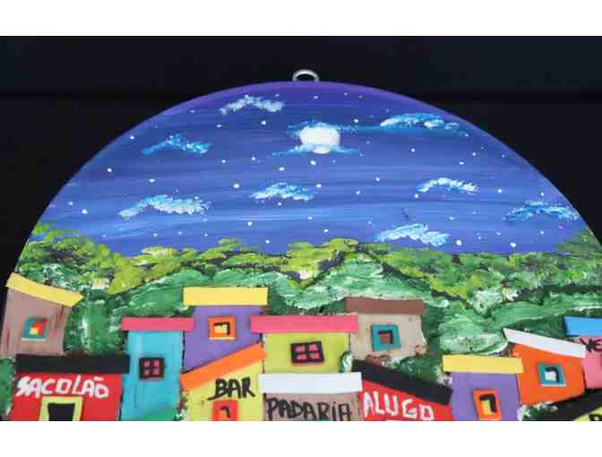 Two Pieces of Art from The Favelas in Brazil by marinez Antonio de Silva, Mery da Rocinha,