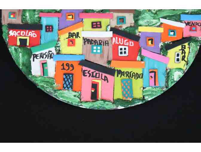 Two Pieces of Art from The Favelas in Brazil by marinez Antonio de Silva, Mery da Rocinha,