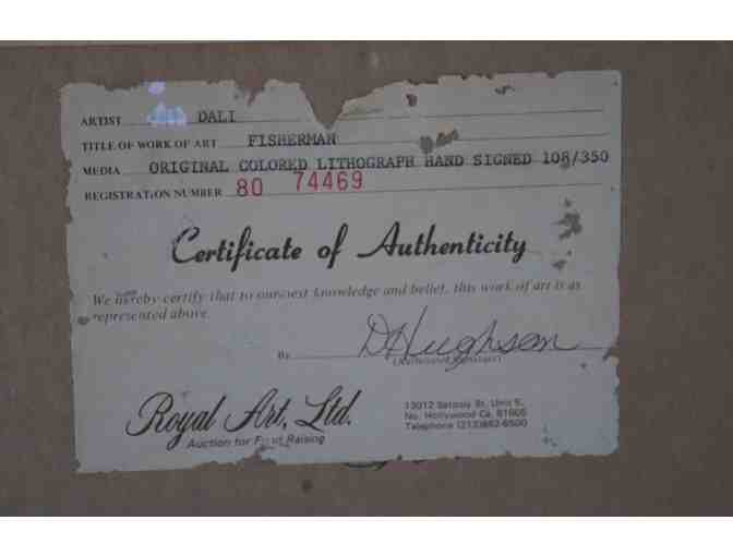 Signed and numbered Dali Lithograph