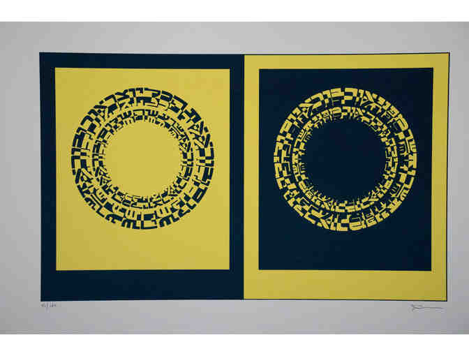 David Moss Litographs signed (2part)