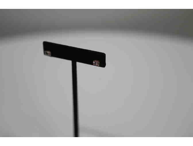 14K Jaimie Geller Jewelry Rose Gold Morganite Topaz Studs