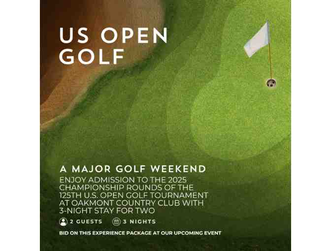 US Open Golf 2025 at Oakmont Country Club with a 3 Night Stay in Pittsburg PA for (2) - Photo 1