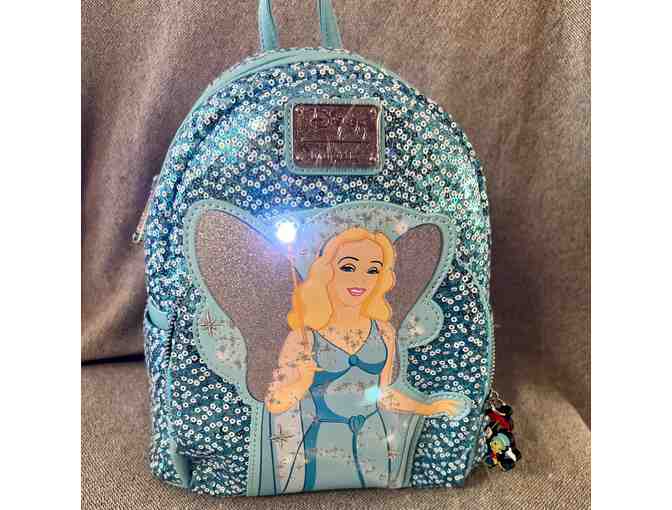 Loungefly Backpack - Disney's Pinocchio (Fairy) - sequin bag illuminates