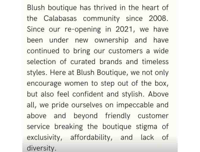 Blush Boutique - $50 Gift Certificate - Photo 2