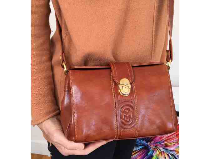 Marino Orlandi leather cross-body bag