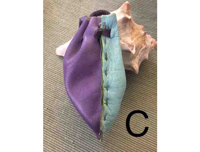 Hand Crafted Leather Pouches - choose one!