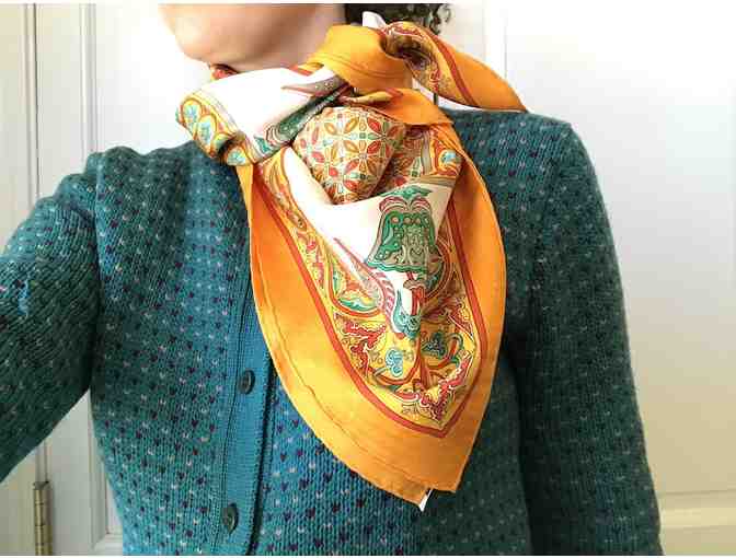 Hermes Scarf 'Ciels Byzantins' 90 cm Silk Carre