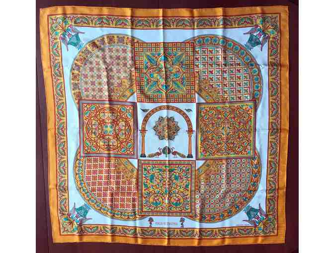 Hermes Scarf 'Ciels Byzantins' 90 cm Silk Carre
