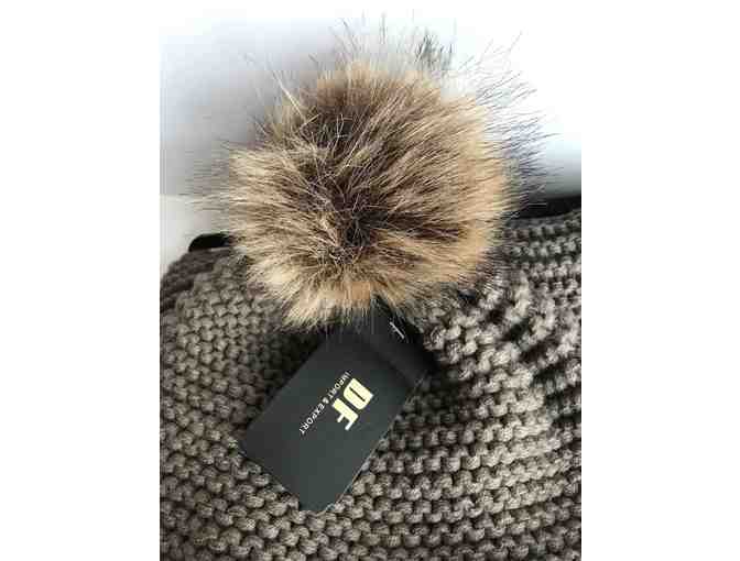 Knitted scarf and hat