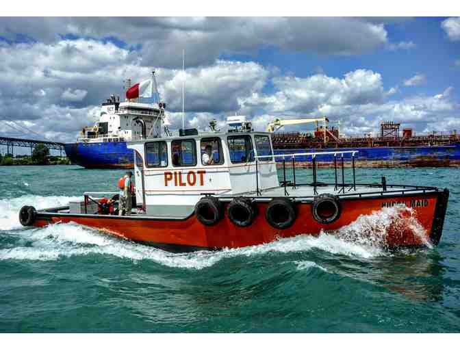 Scale the Side of a Freighter along with the Pilot and Ride from Port Huron to Detroit on