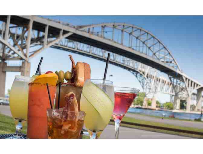 Freighters Restaurant $50 in Port Huron - Watch Freighters pass Blue Water Bridge