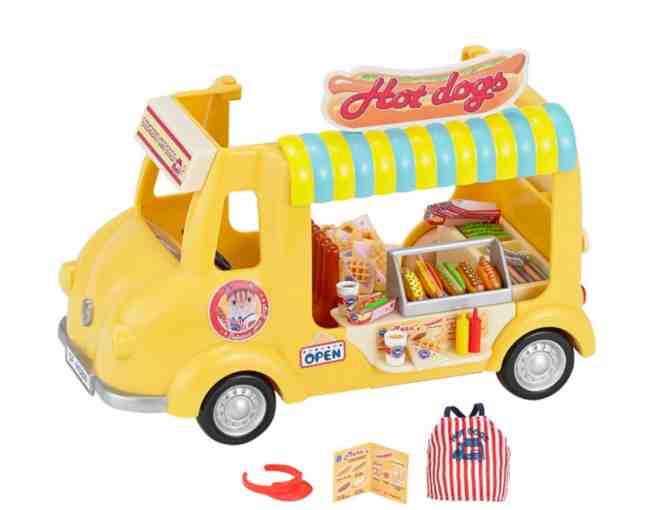 Calico Critters - Hot Dog Van and Family