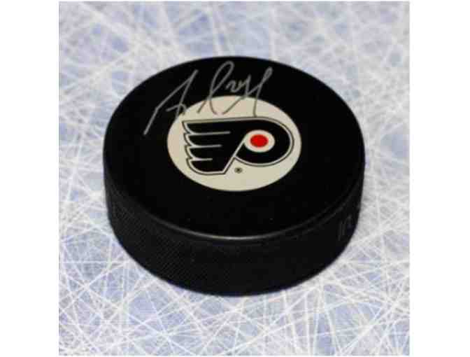 Philadelphia Flyers Signed Puck - Jordan Weal #40