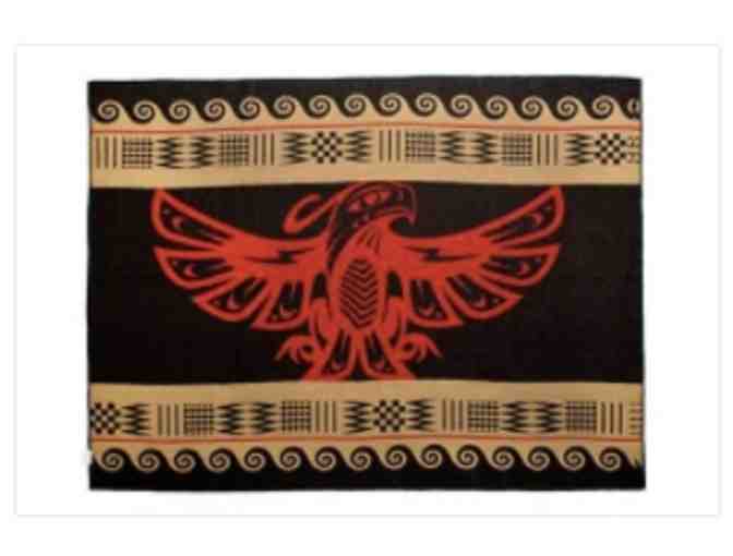 'Thunderbird Arrives' Wool Blanket by Eighth Generation