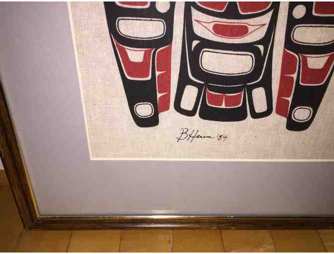 Barry Herem Framed Print 'Raven Steals the Sun'