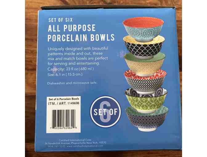 Set of Six Ceramic Bowls