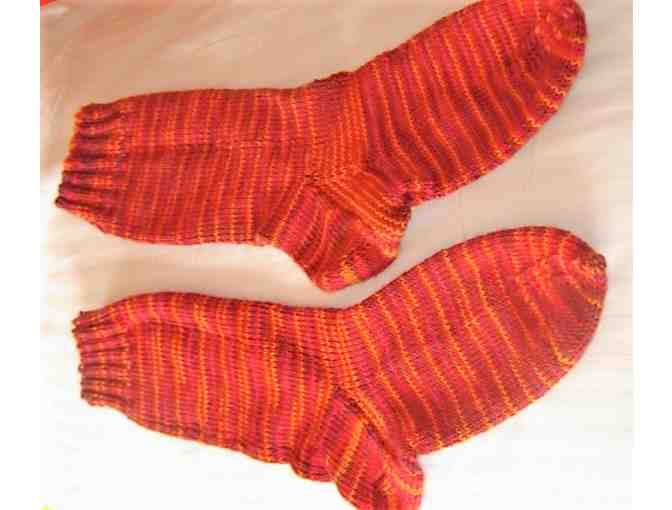 Custom-Knit Wool Socks