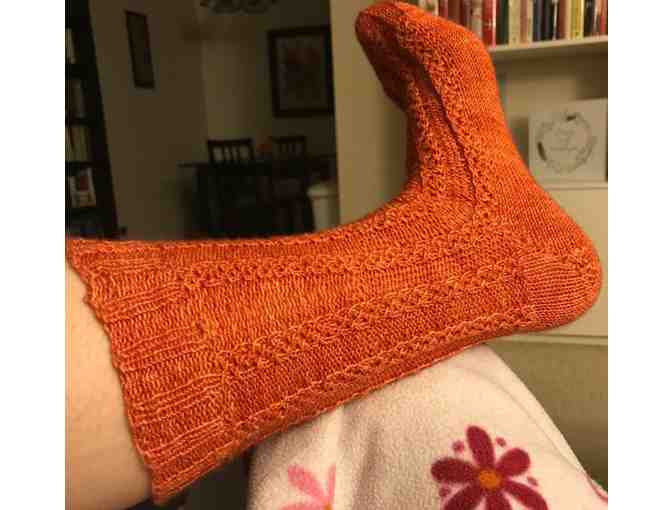 Custom-Knit Wool Socks