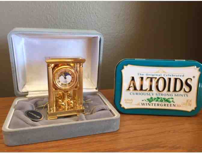 Bulova Lancelot Collectible Miniature Clock