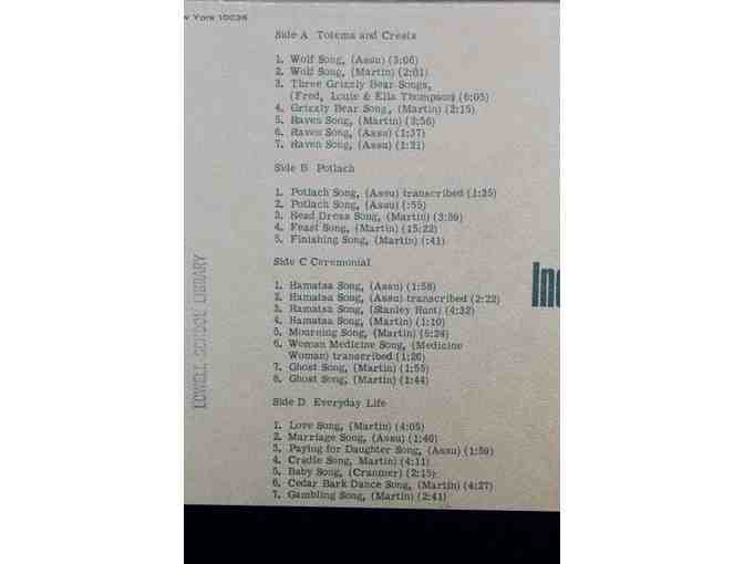 'Indian Music of the Pacific Northwest Coast' (2 LPs)