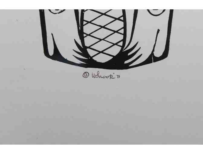 Framed Print, 'Beaver' (Non-Native Artist)