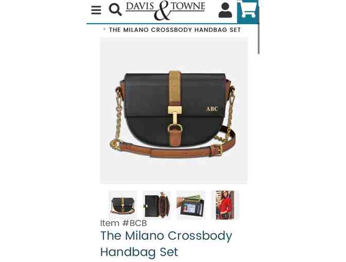 Davis & Towne Milano Cross-Body Handbag