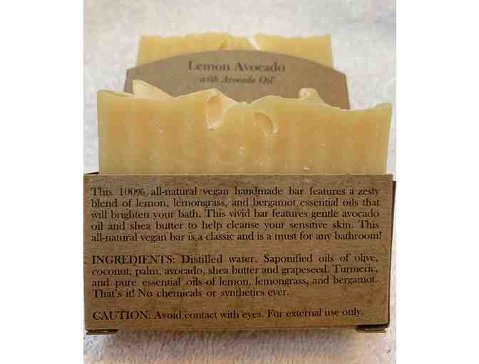 Four vegan soaps from Round Rock Soap Company