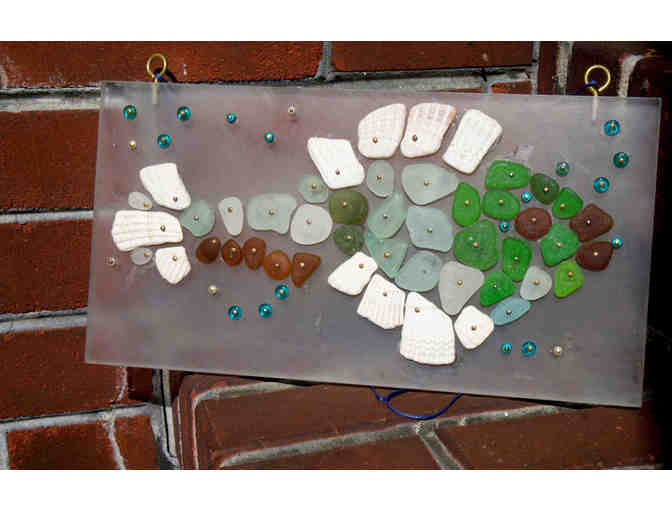Seaglass Fish Mosaic