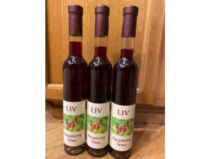 3 Bottles of Lopez Island Vineyards Wine: Raspberry