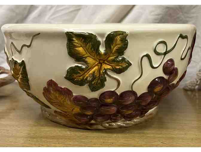 Vintage Bowl and Tray Set