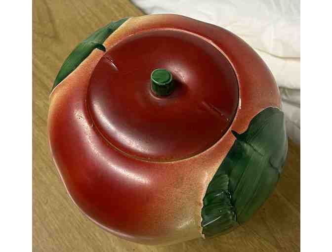 Vintage Apple Cookie Jar