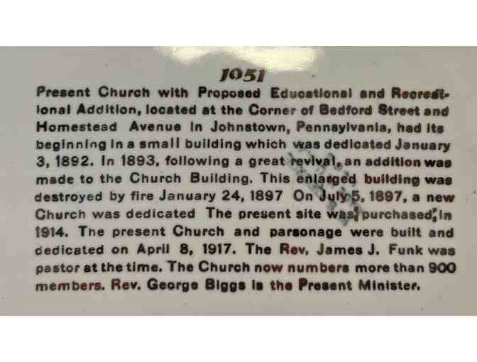 Collector Plate - Homestead Avenue EUB - Johnstown