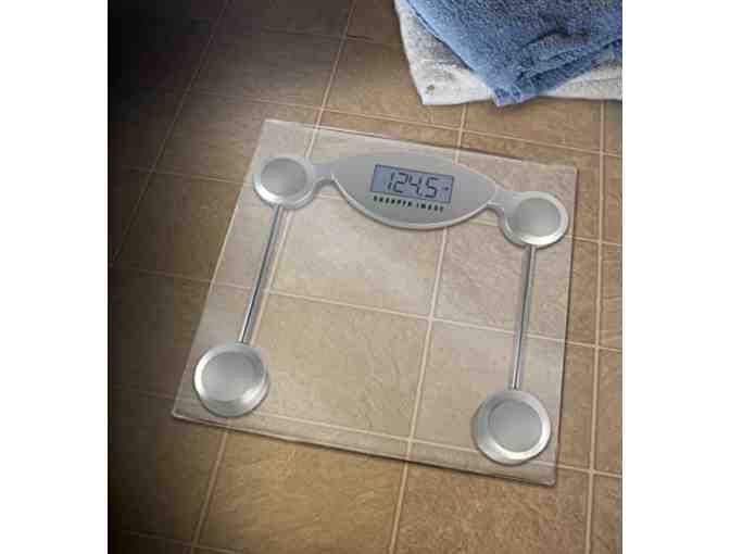 Sharper Image Square Glass Scale