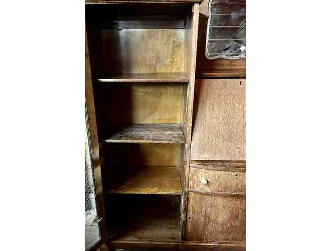 Antique Oak Secretary Desk