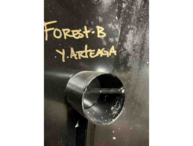 Two Metal Aztec Wall Hangings