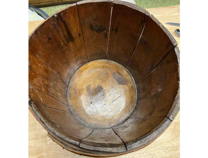 Antique Wooden Bucket