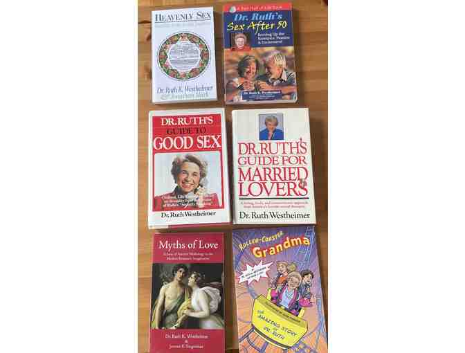 Collection of 6 Signed Books by Dr. Ruth!