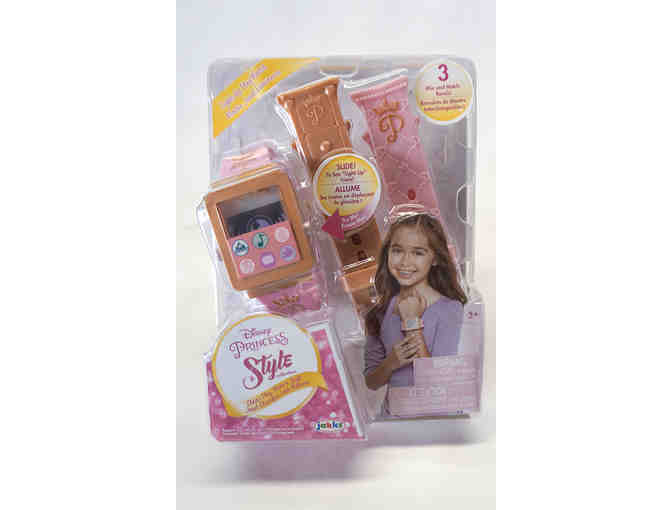 Disney Princess Style Makeup Travel Tote+Light Up Play Watch+Petite Belle & Chip Set