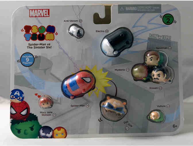 Tsum Tsum Journal+ Series 2 Spider-Man vs The Sinister Six+ Series 5 Gift Bundle
