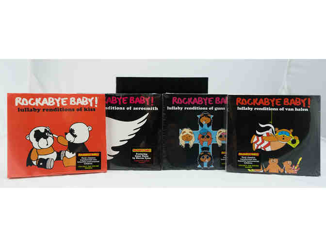 4 Rockabye Baby Lullaby CDs & Onesie Gift Set